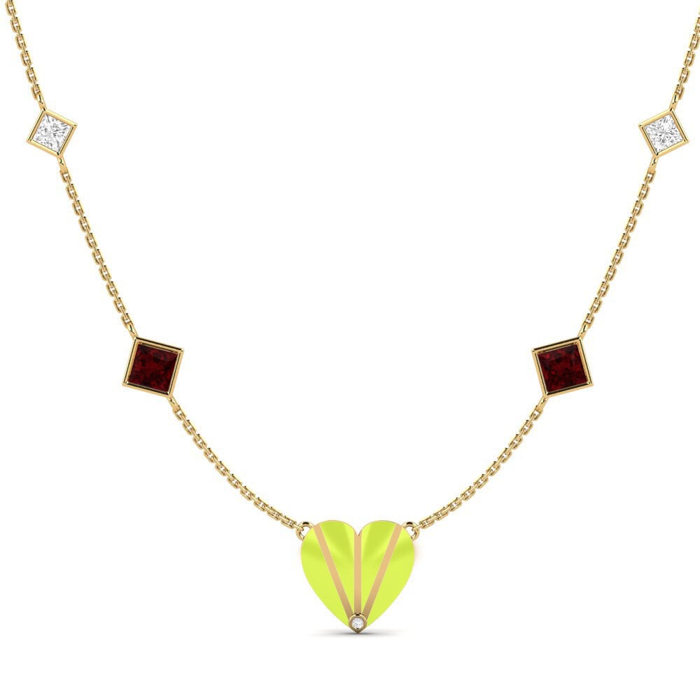 Garnet Women's Necklace Volonte