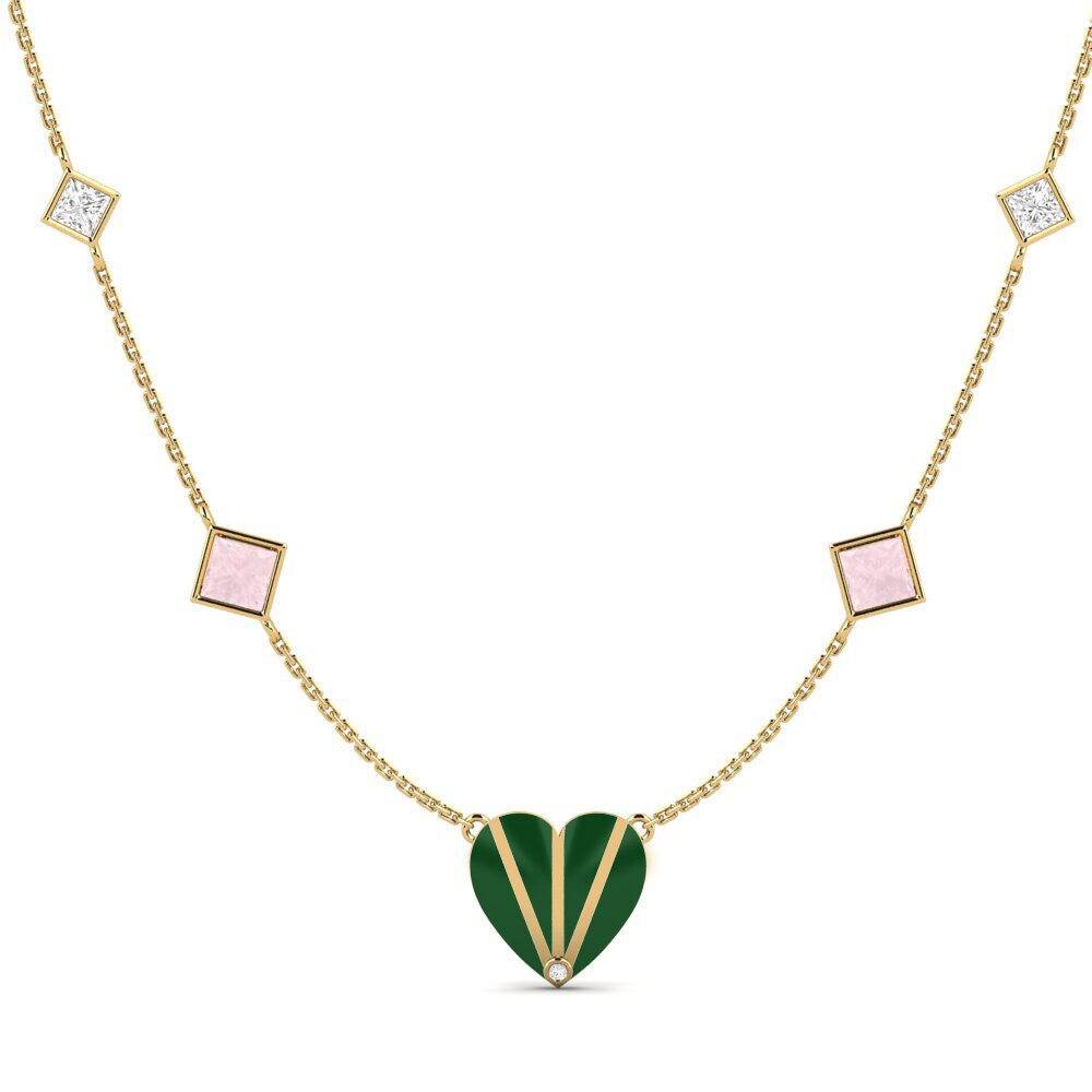 Rose Quartz Women's Necklace Volonte