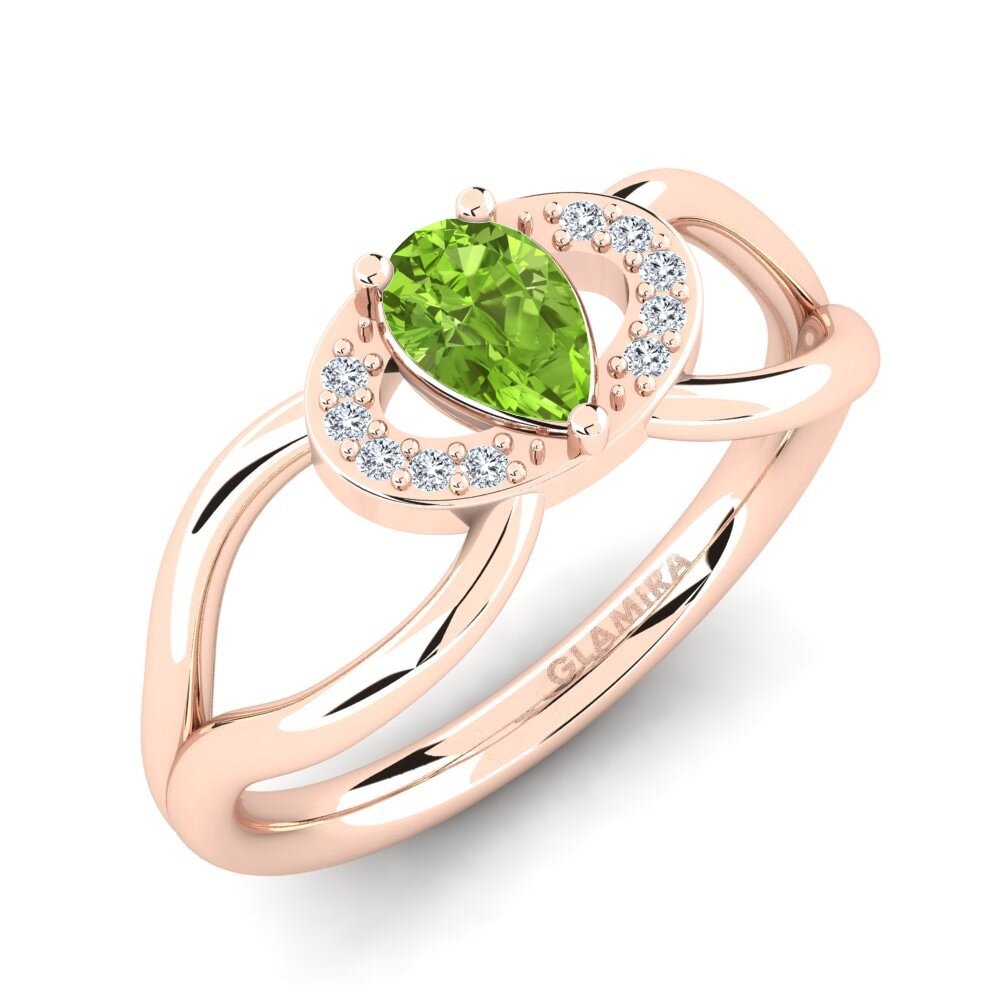 Peridot Engagement Ring Vontressa