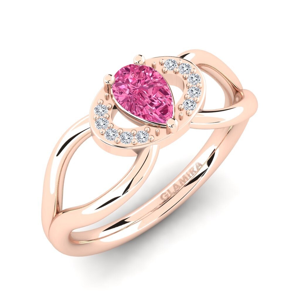 Pink Tourmaline Engagement Ring Vontressa