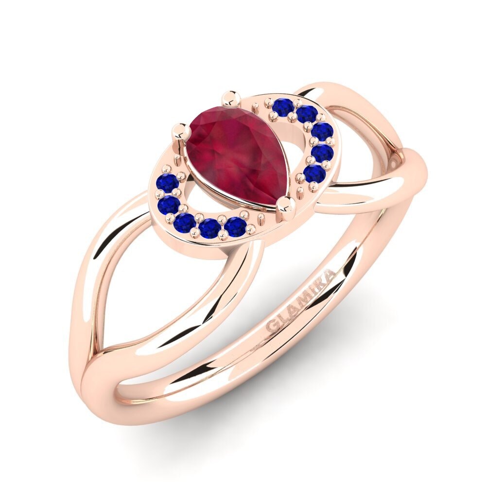 Ruby Engagement Ring Vontressa