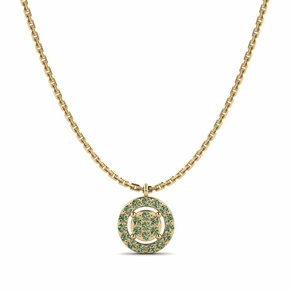 Diamante Verde Ciondolo da donna Vorm