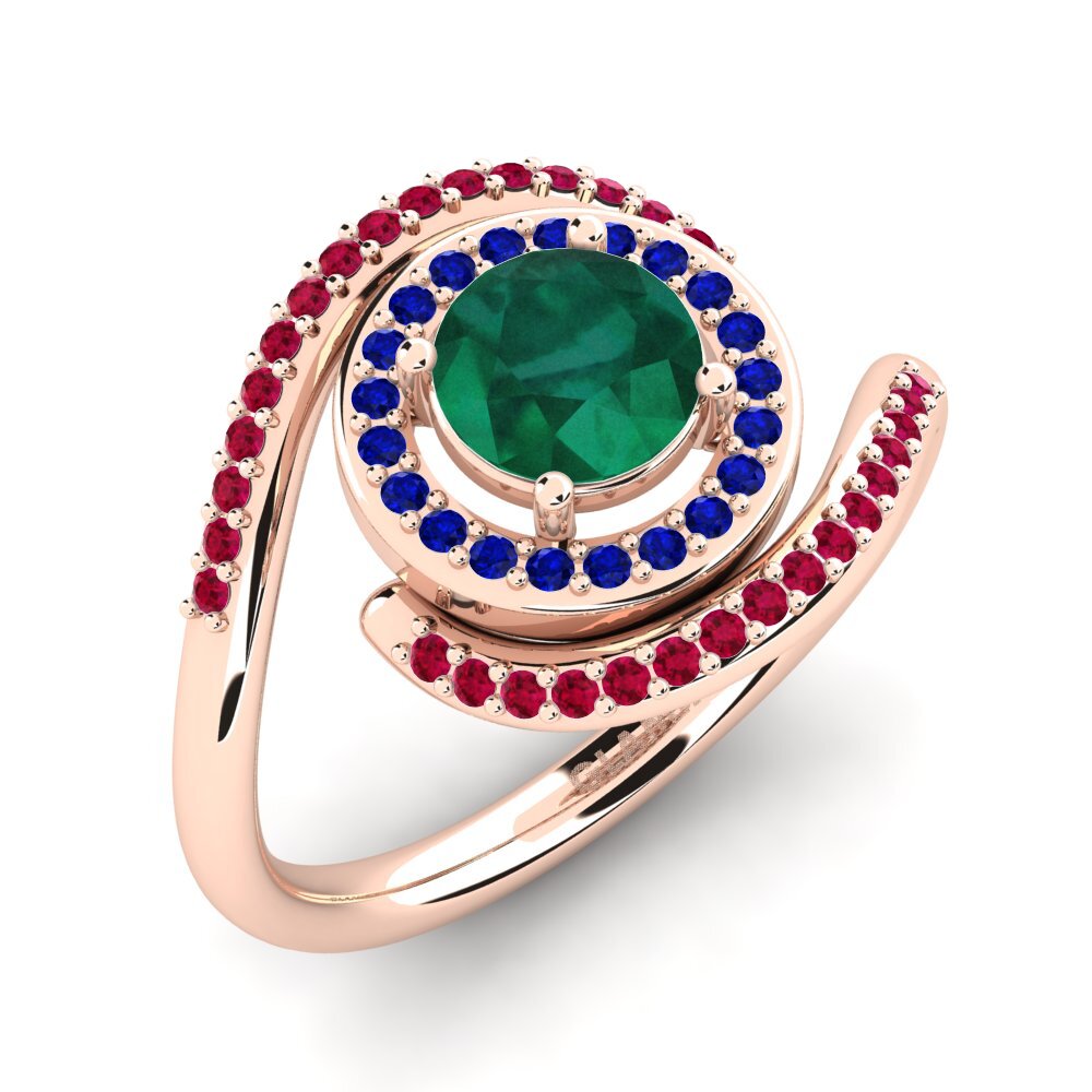 18ct Rose Gold Engagement Ring Vulnavia
