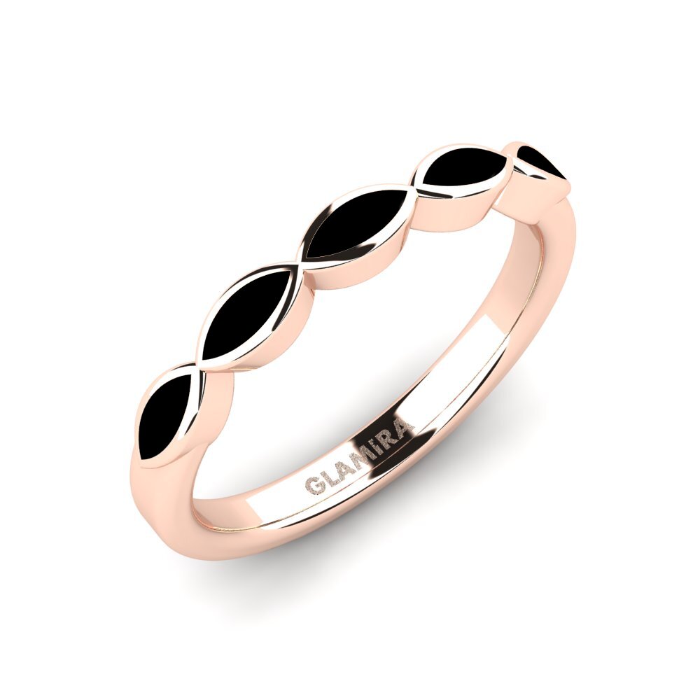 14k Oro Rosa Anillo Vycor