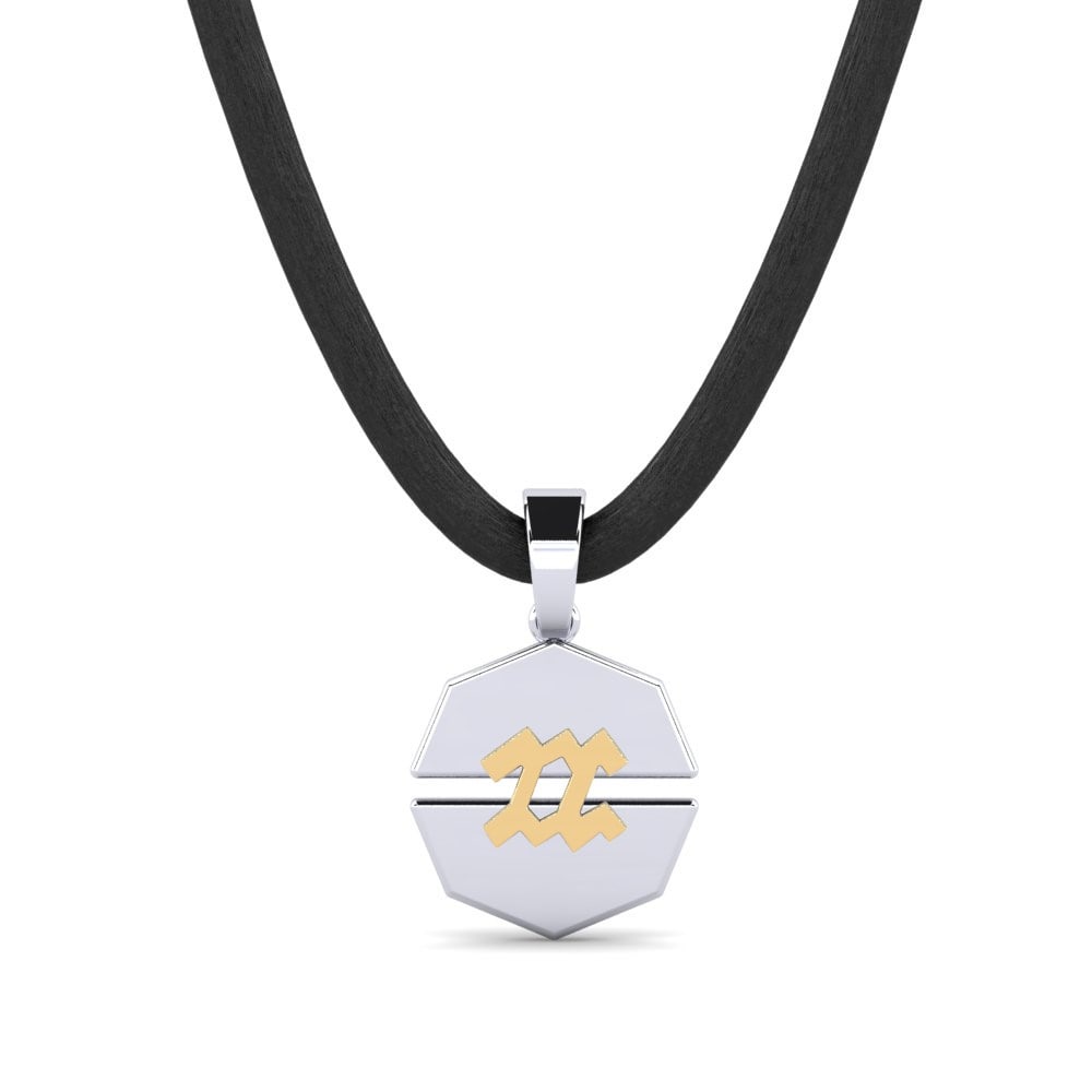 Men's Pendant Walder - Aquarius