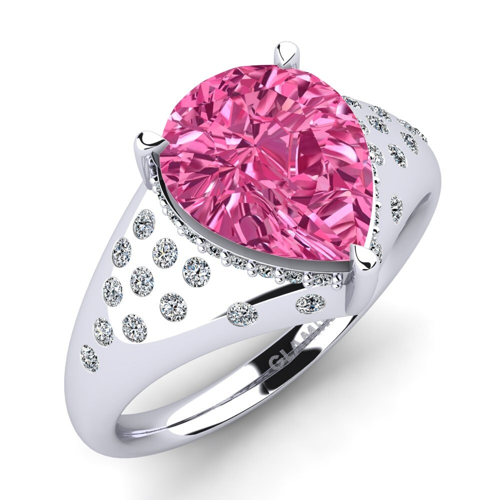 Pink Tourmaline Engagement Ring Waneta