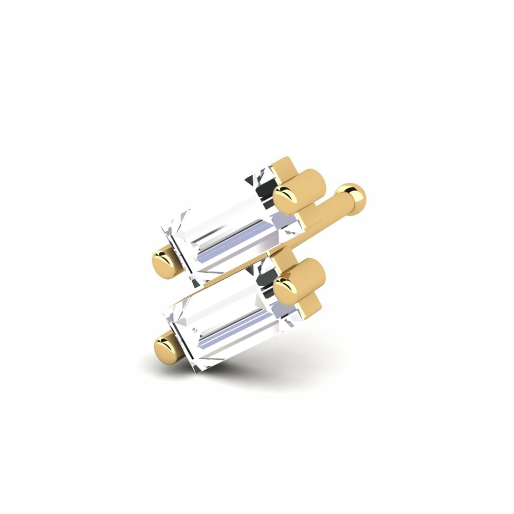 Or Jaune 18k Piercing Nez Wangari
