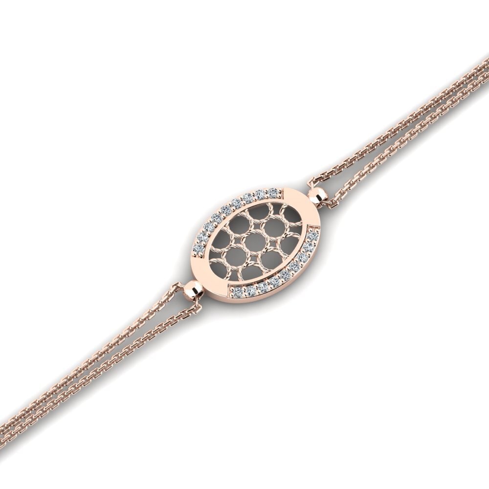 9ct Rose Gold Women's Bracelet Wanhuck