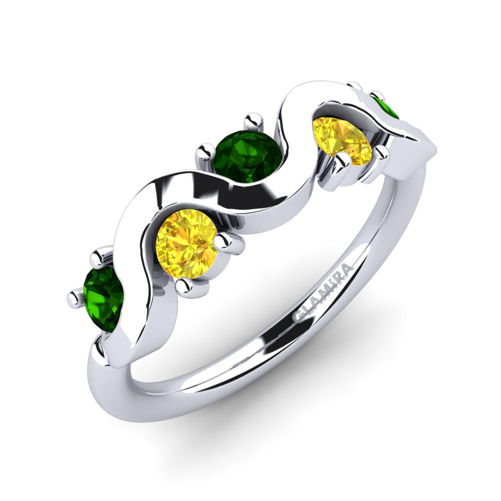 Turmalina Verde Anel Wanissa