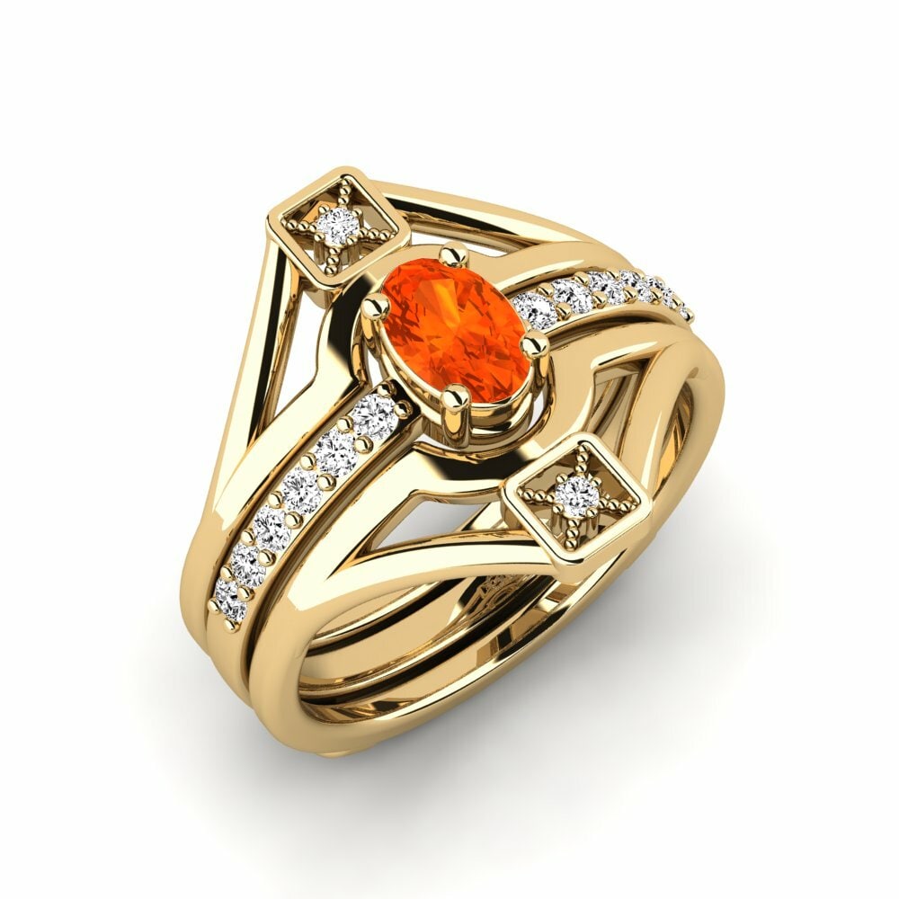 Bague Wardodea - SET Opale de Feu