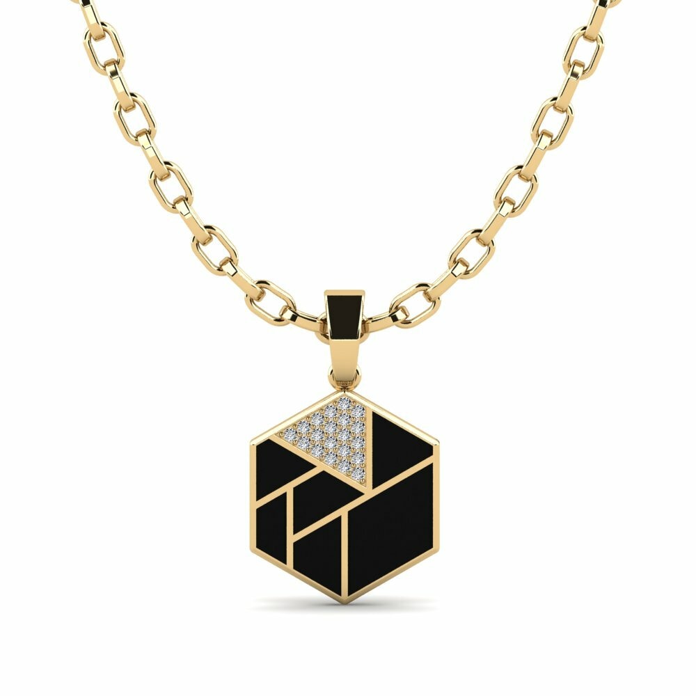 Or Jaune 9k Pendentif pour homme Warea