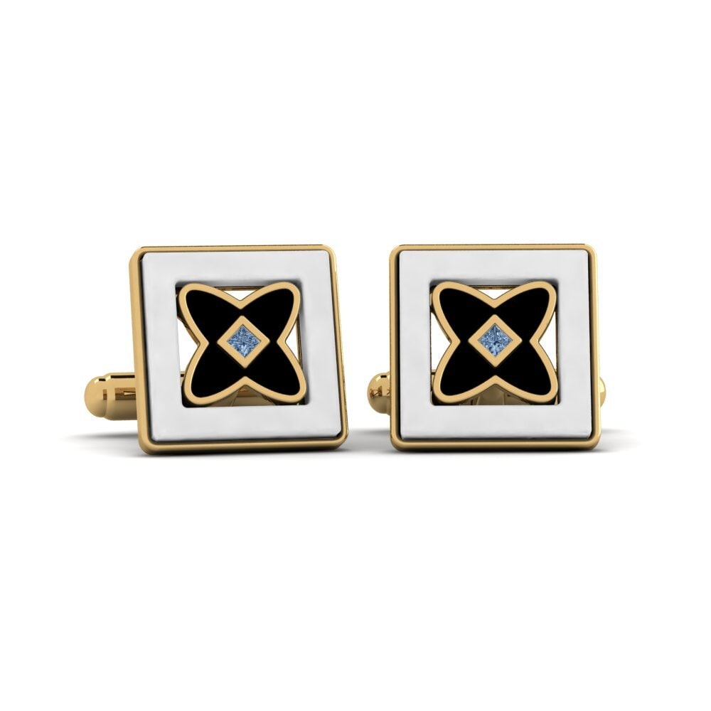 Blue Diamond Cufflink Wasserman