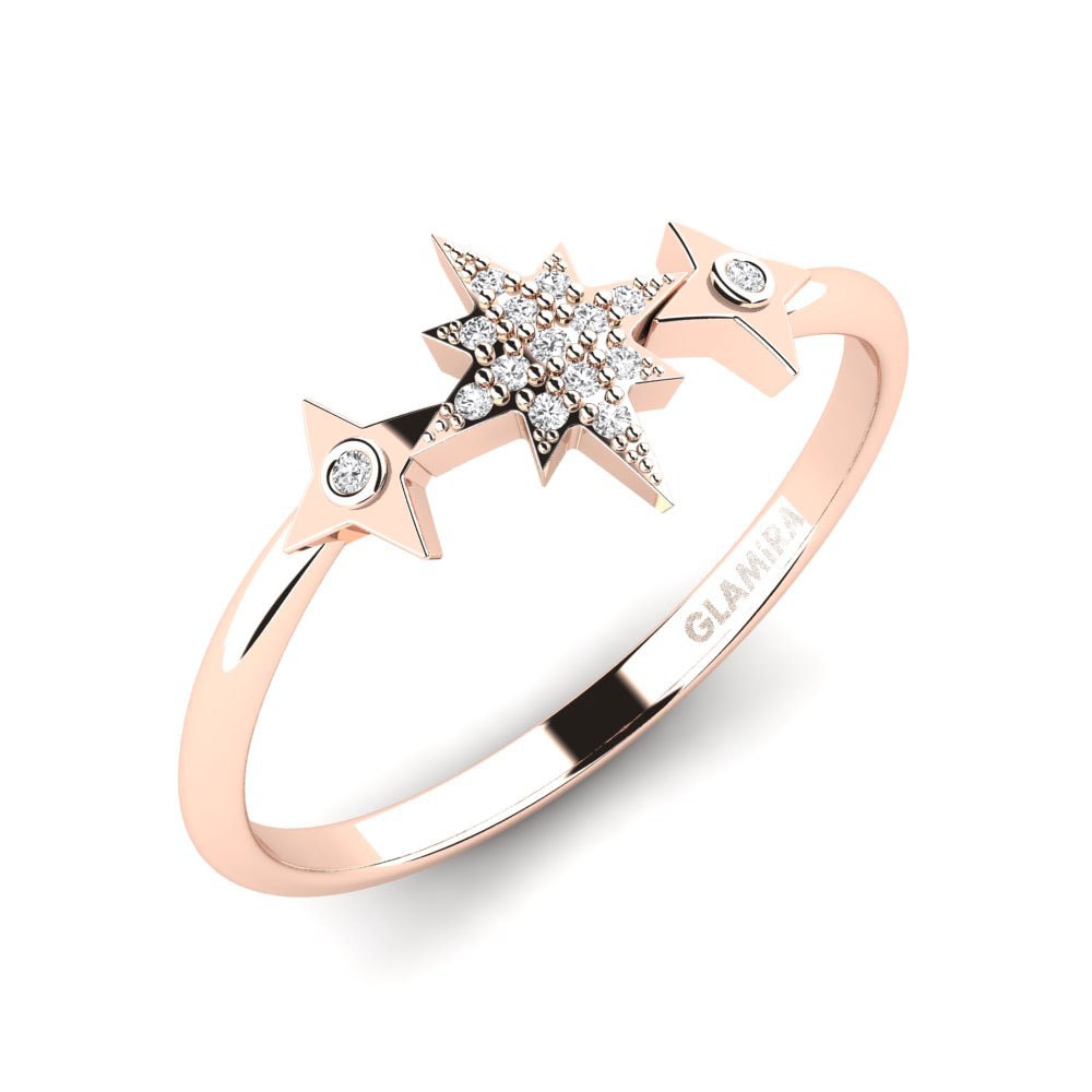 Stars The North Star Wazn 585 Rose Gold White Sapphire