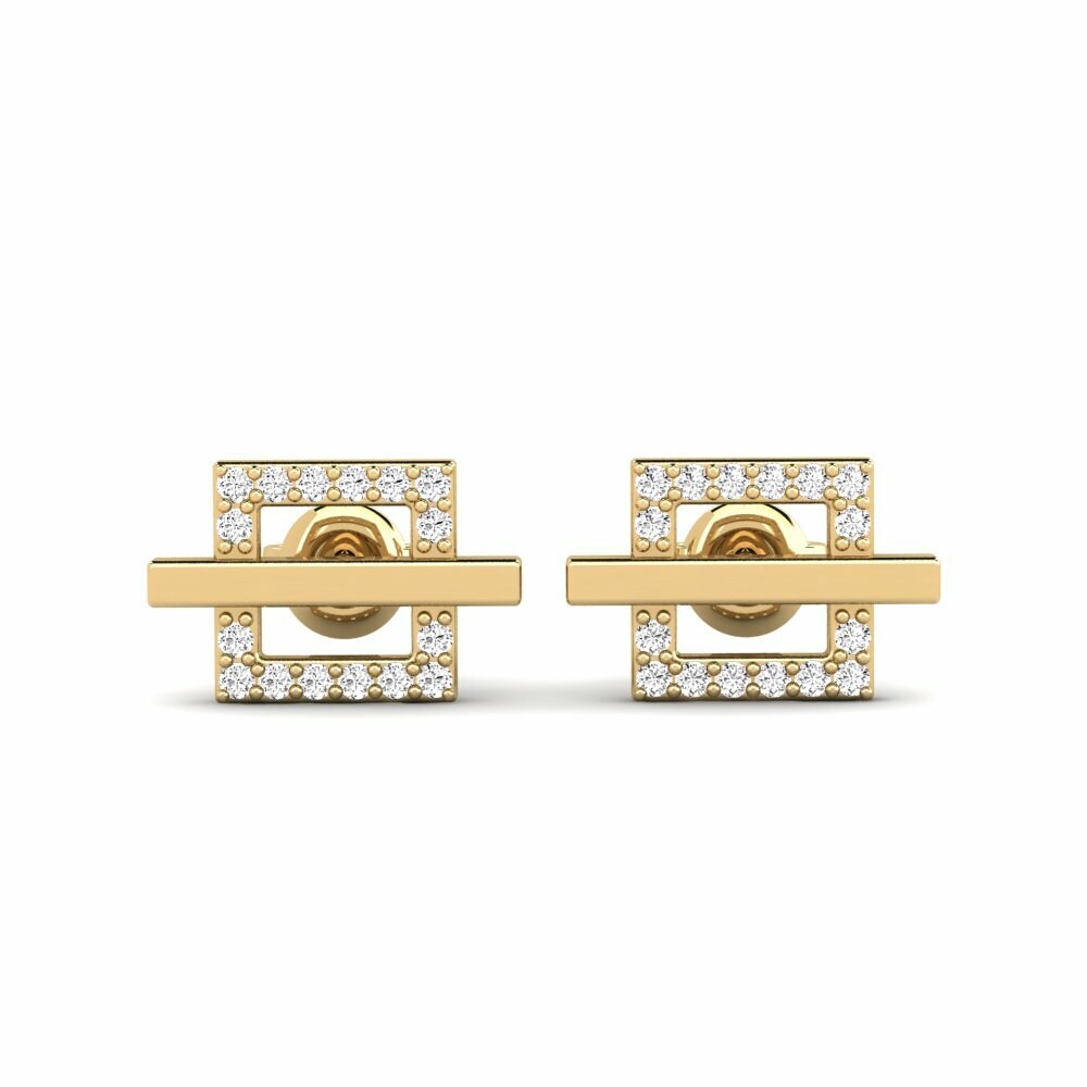 Moissanite Boucle d'oreille femme Weardefol - A