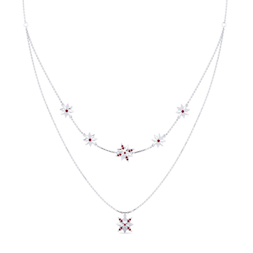 Circonita Roja Collar de Mujer Weeka