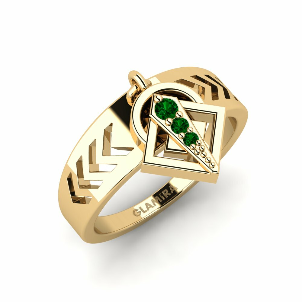 Circonita Verde Anillo Weendys