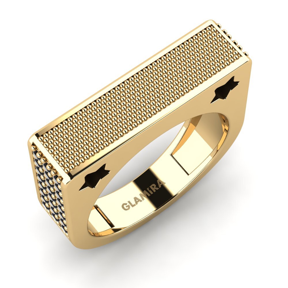 Diamant Noir Anneau rose Wehro
