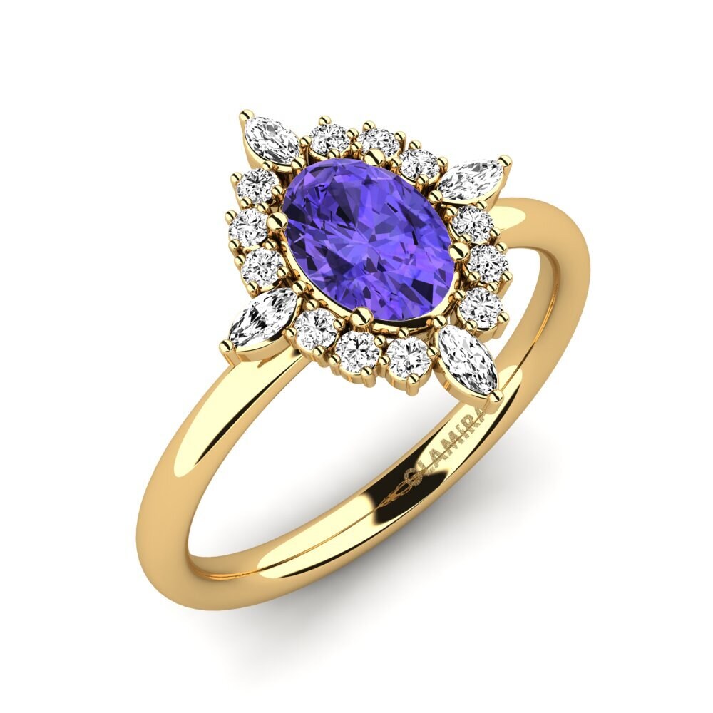 Tanzanite Bague de fiançailles Wellons