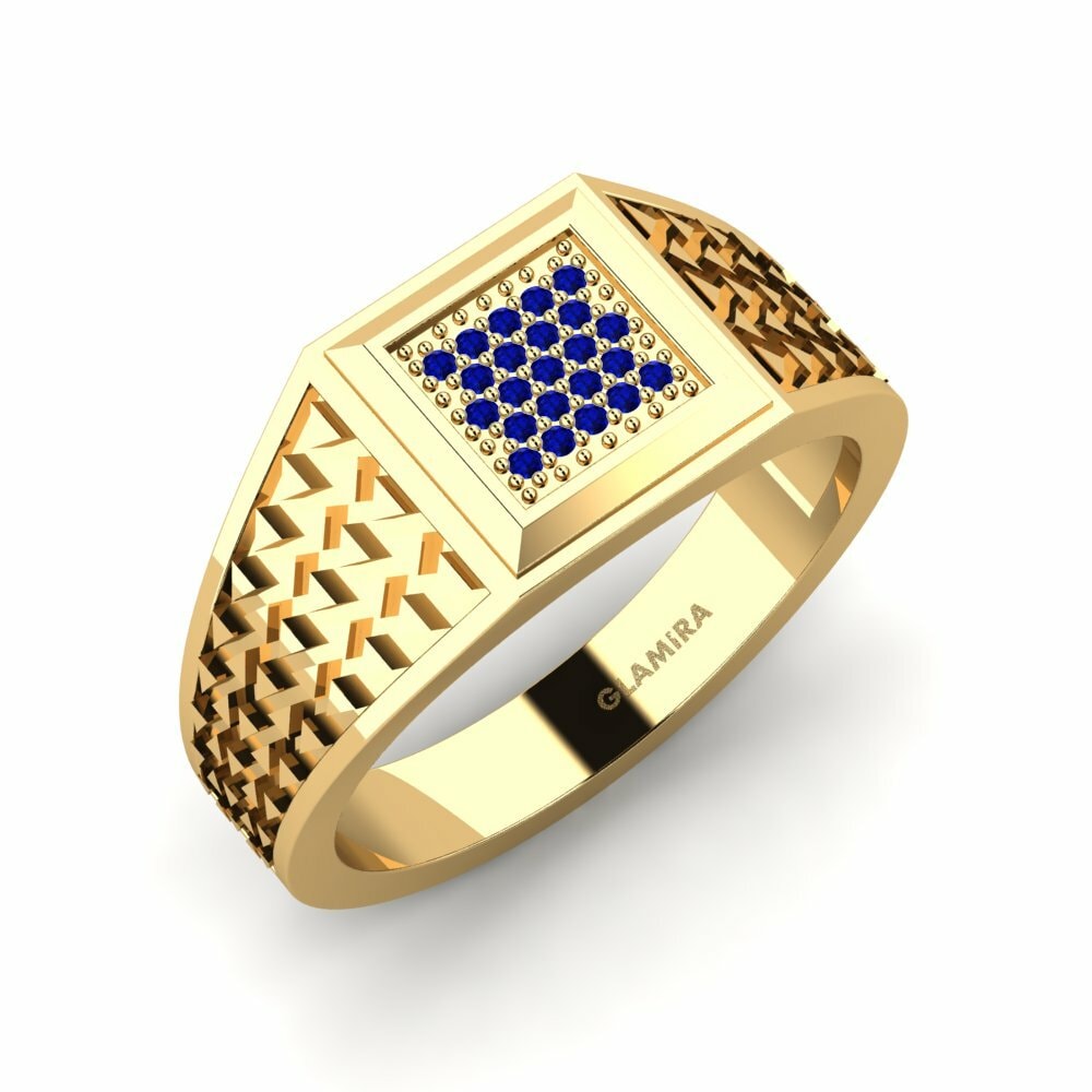 Sapphire Men's Ring Wells