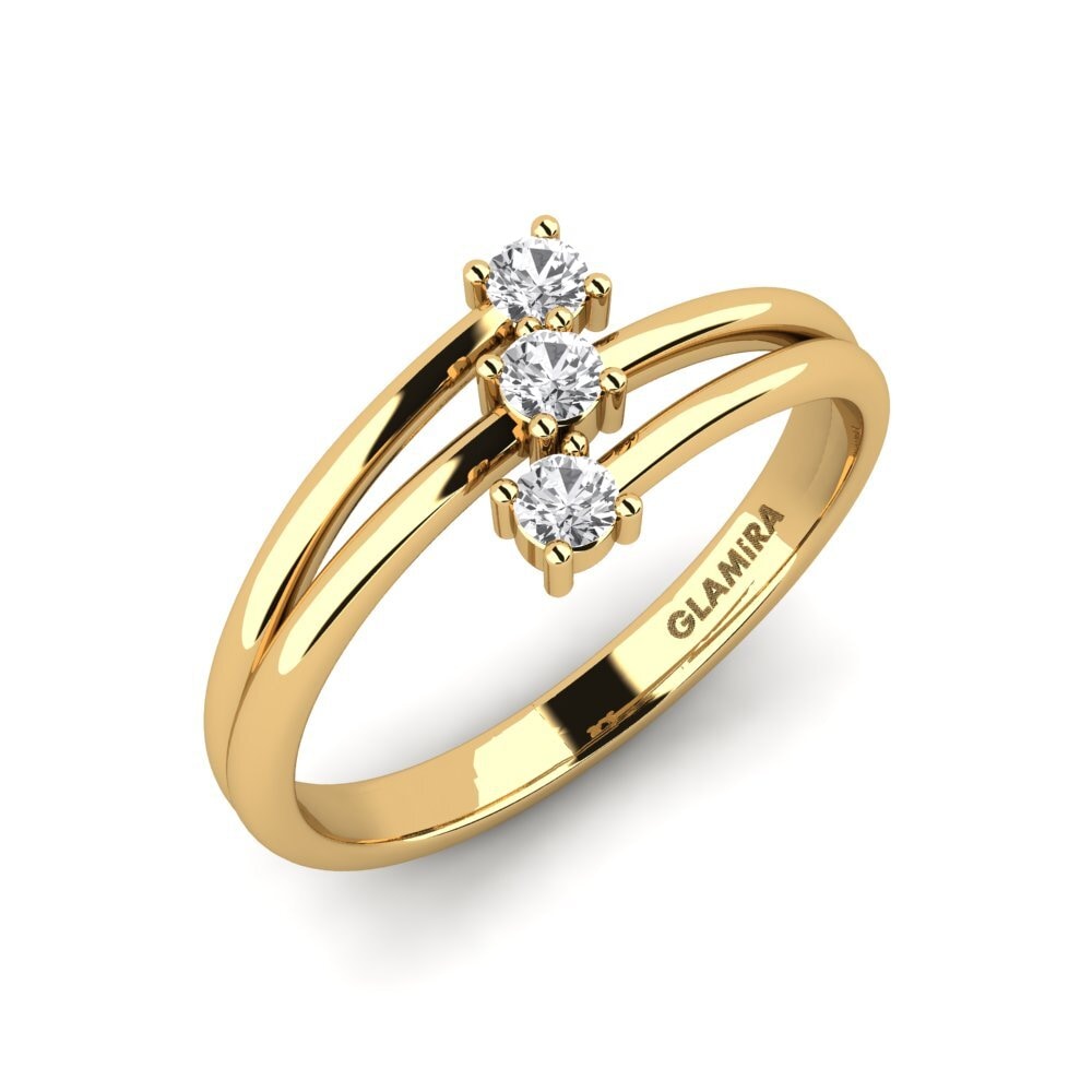 White sapphire Engagement Ring Welly