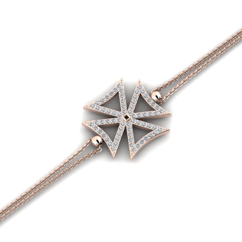 9ct Rose Gold Women's Bracelet Wende
