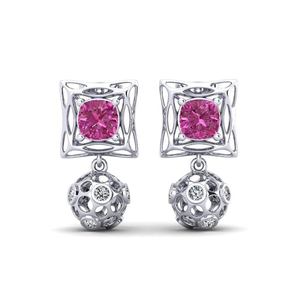 Pink Topaz Women's Earring Wendi