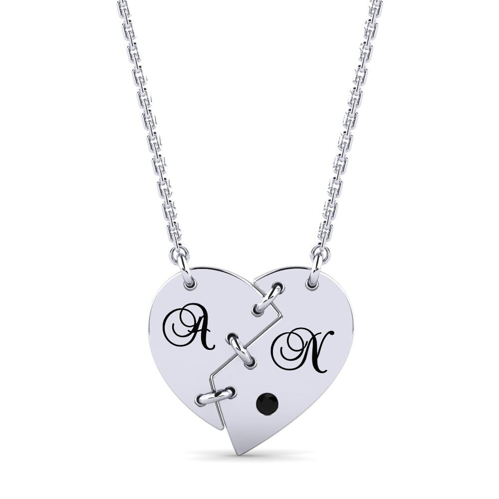 Diamante Negro Collar de Mujer Wendolyn