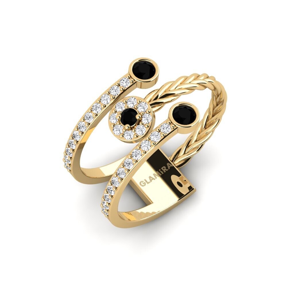 Round Black Onyx Ring Werga