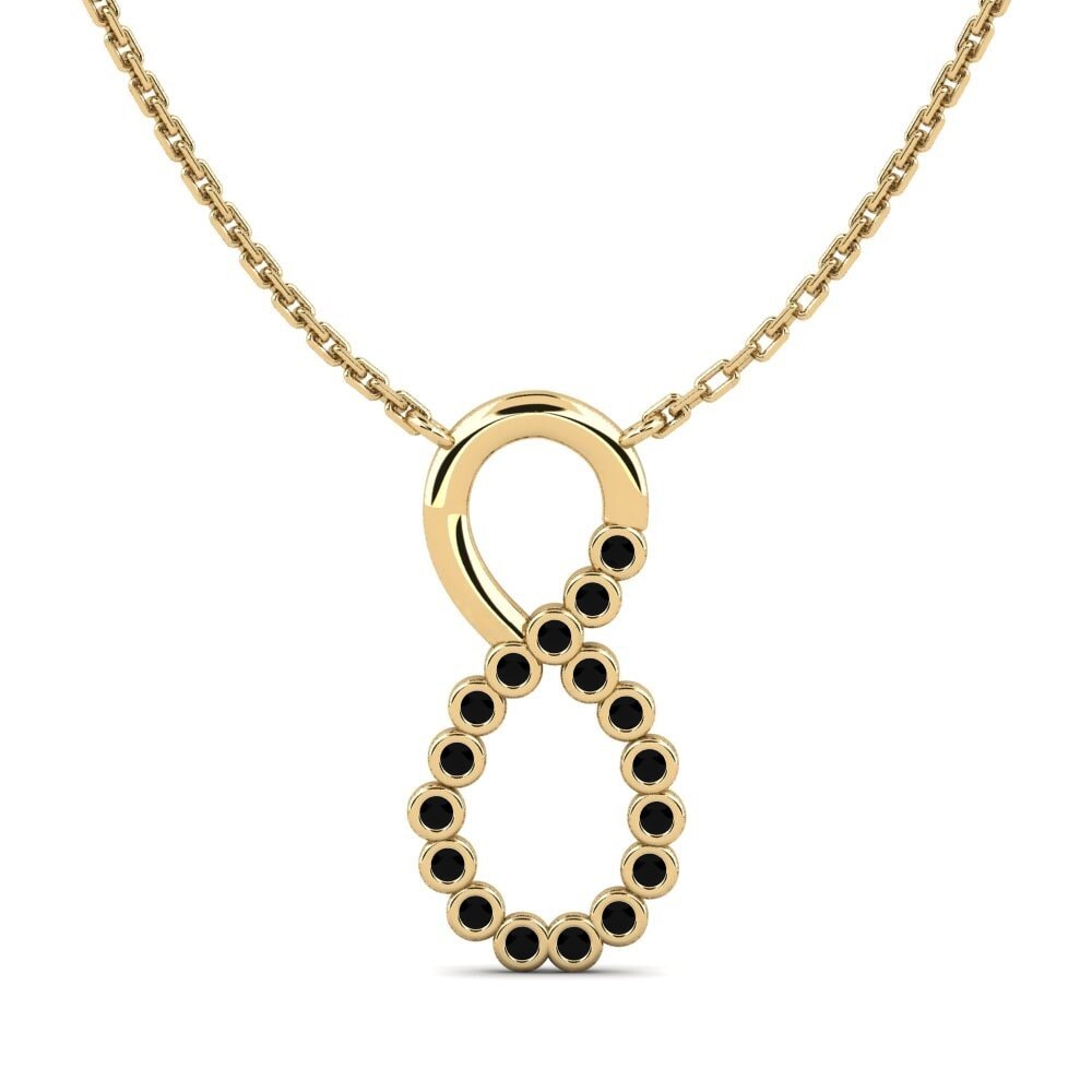 Black Diamond Women's Necklace Weriweri