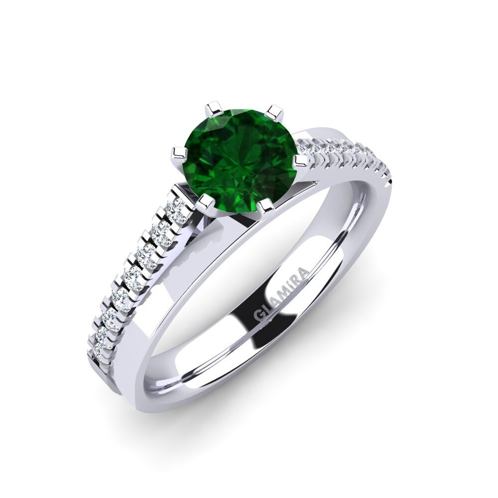 Tsavorite Engagement Ring Wesle 0.8 crt