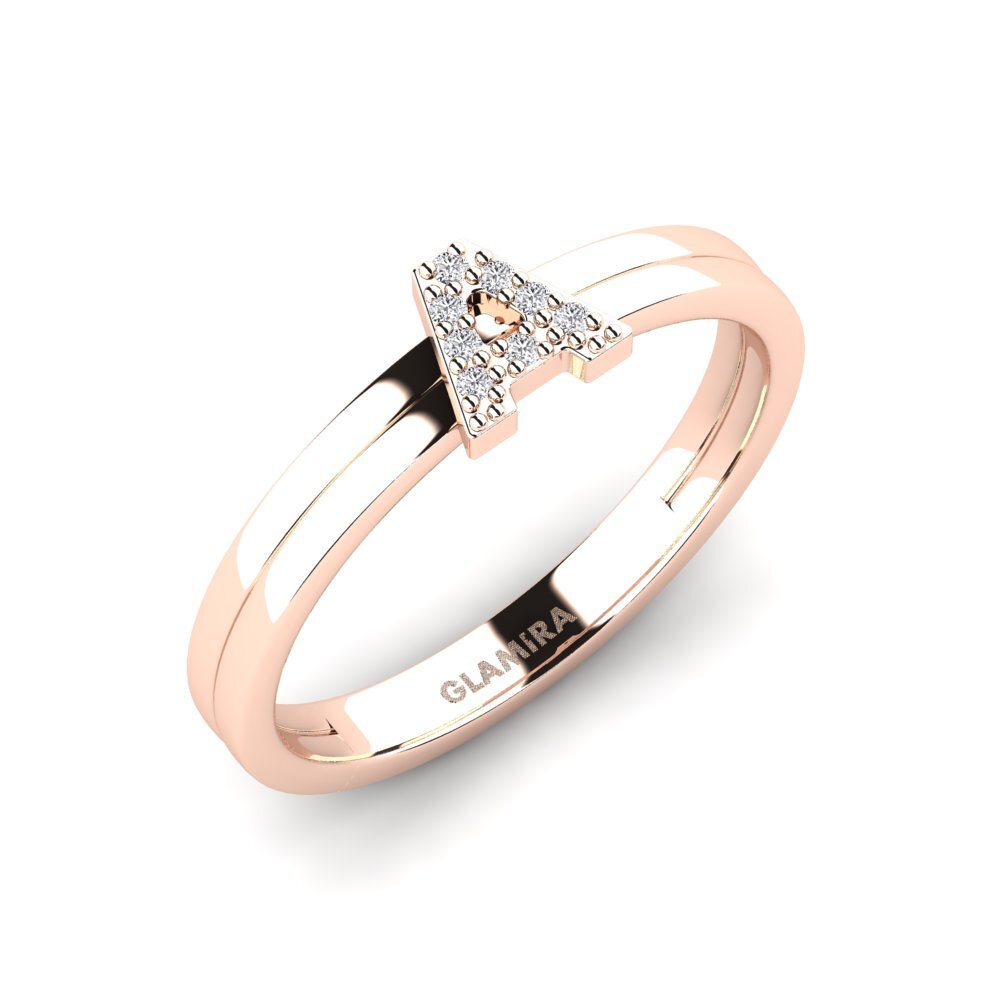 14k Rose Gold Diamond Ring Wessex