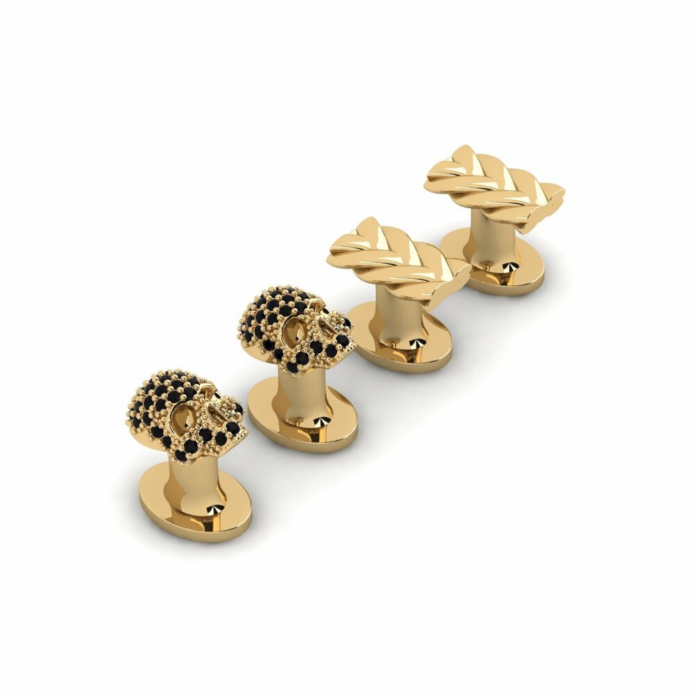 Black Diamond Tuxedo 4 Studs Wharf