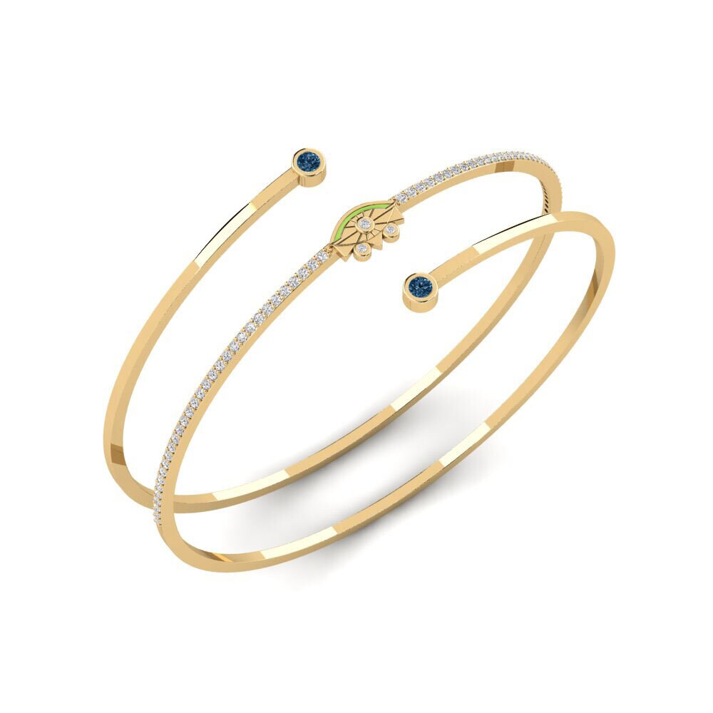 Diamante Azul Brazalete de mujer Whiti