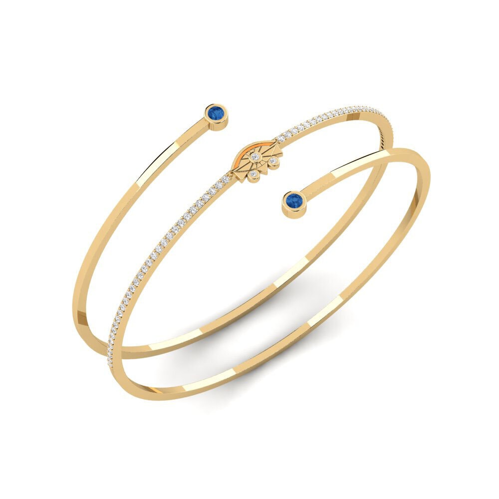 Circonita Azul Oscuro Brazalete de mujer Whiti