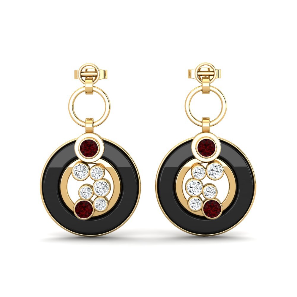 Garnet Women's Earring Wilham