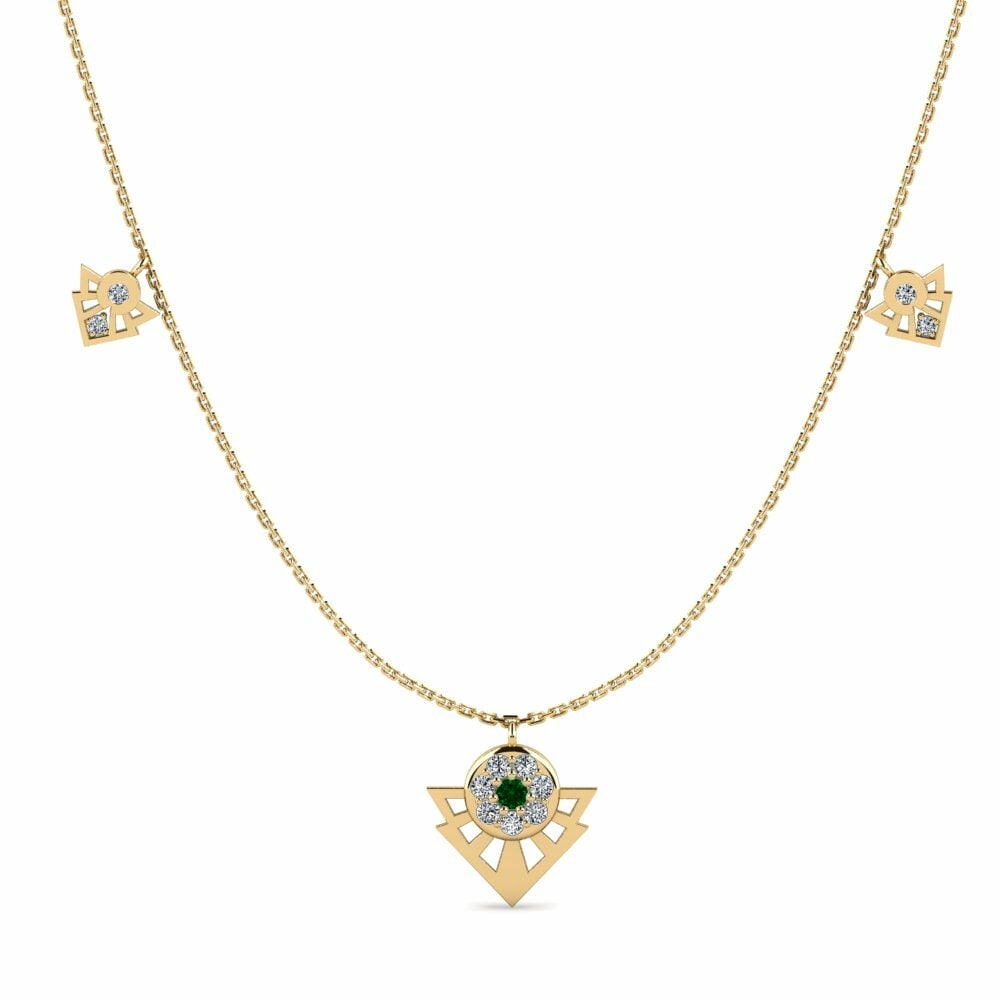 Circonita Verde Collar de Mujer Wilma