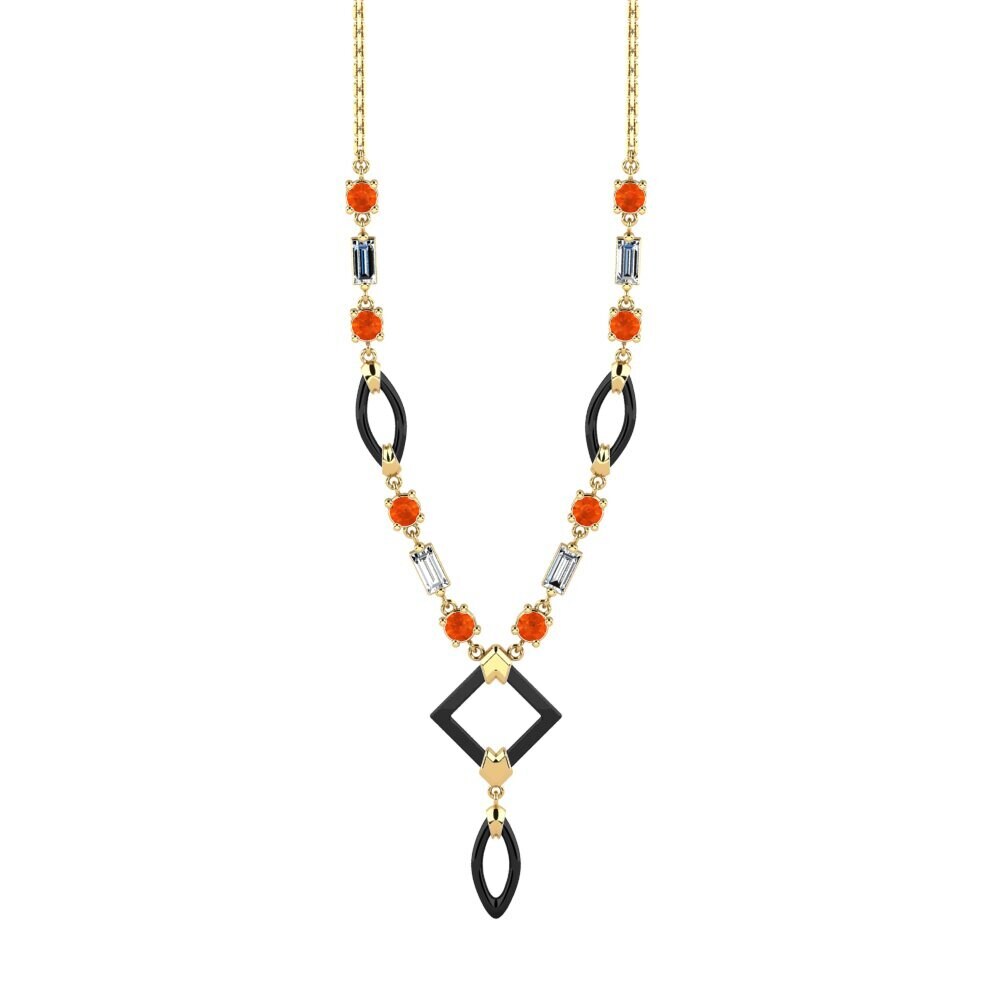 Fire Opal Women's Necklace Wilmot