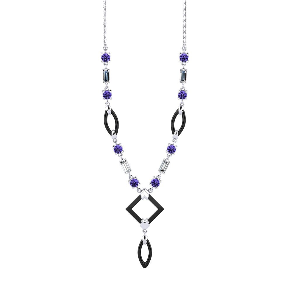 950 Platinum Tanzanite Women's Necklace Wilmot