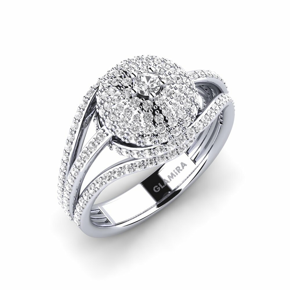 Saphir Blanc Bague Wilson