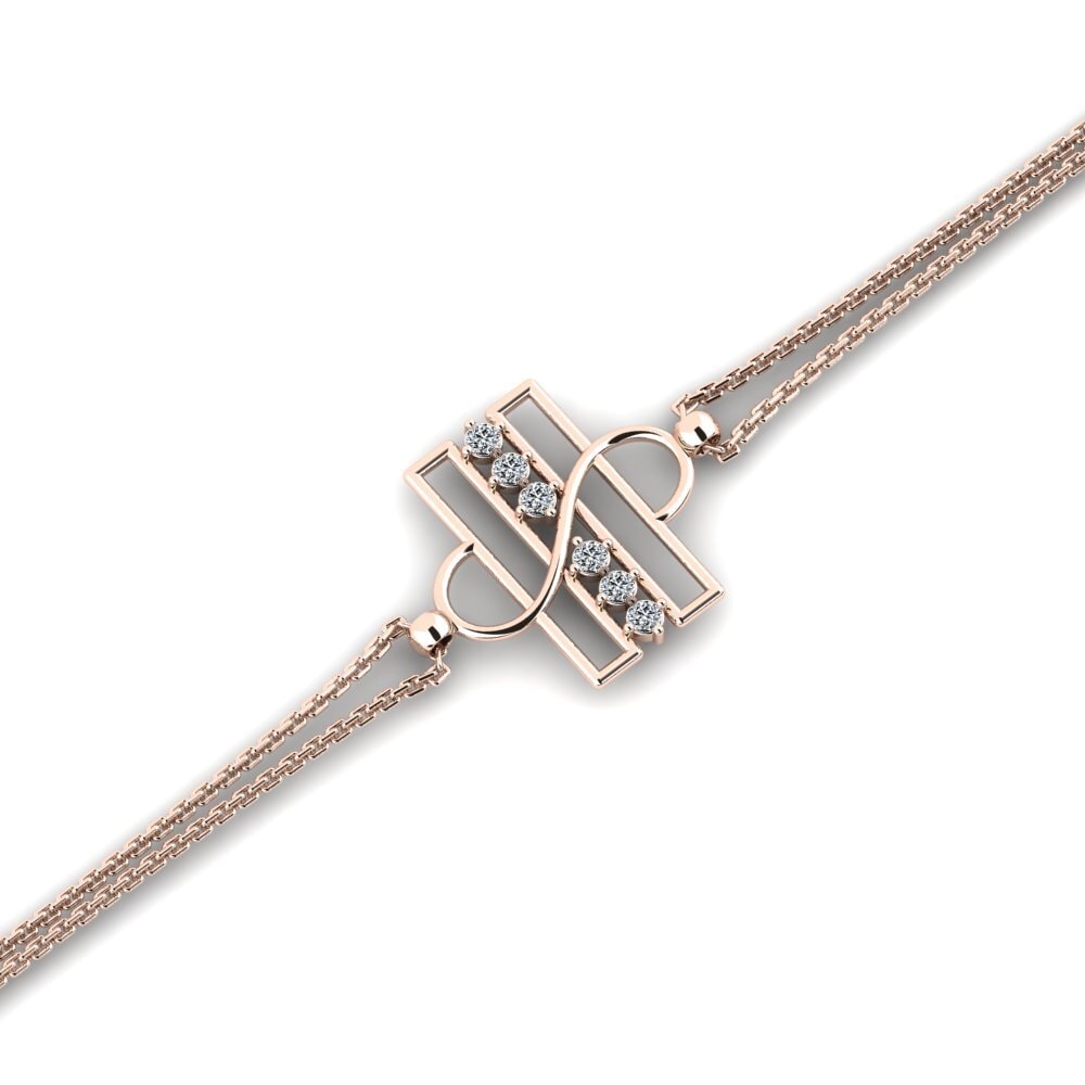 9ct Rose Gold Women's Bracelet Wintigir