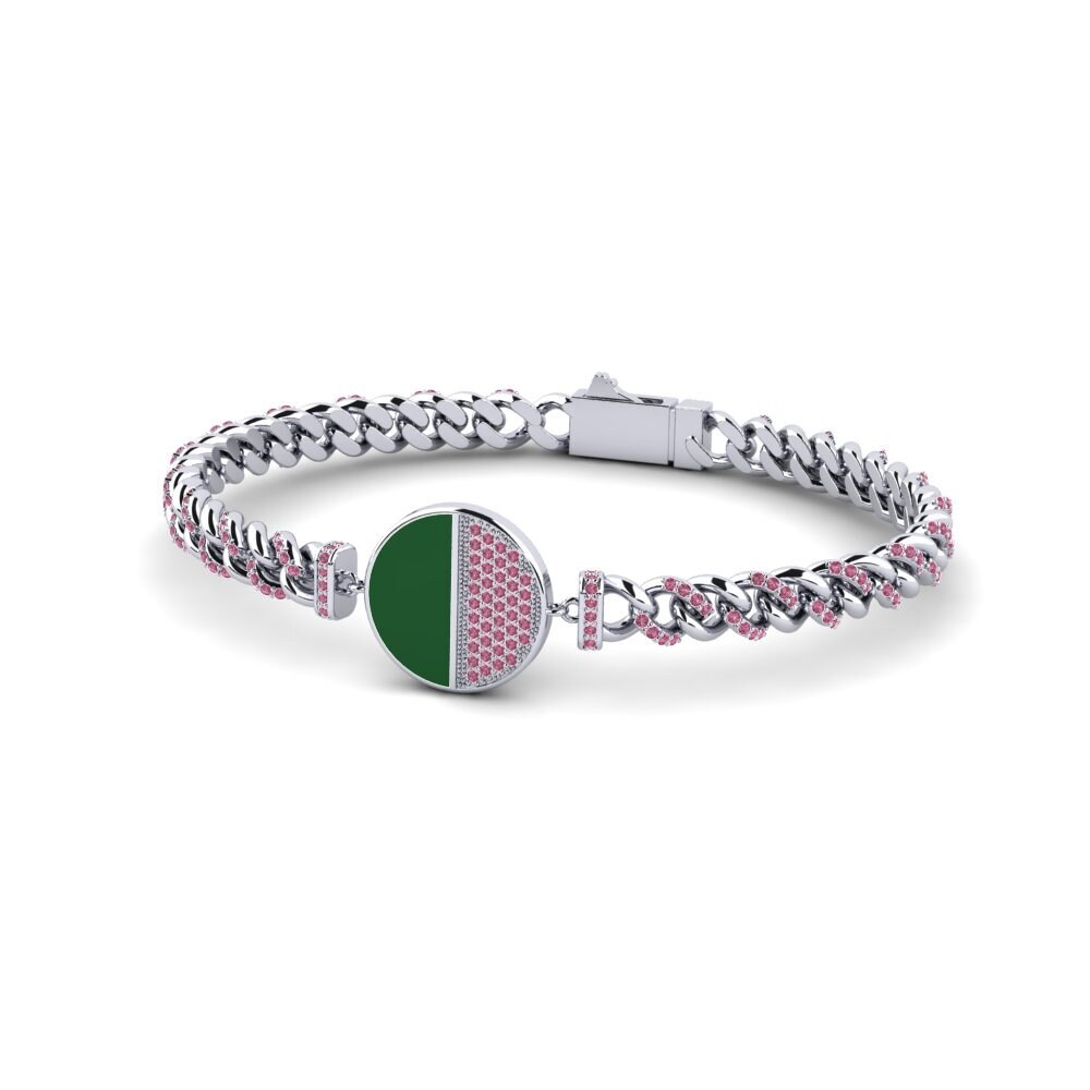 Rhodolite Garnet Women's Bracelet Wireve