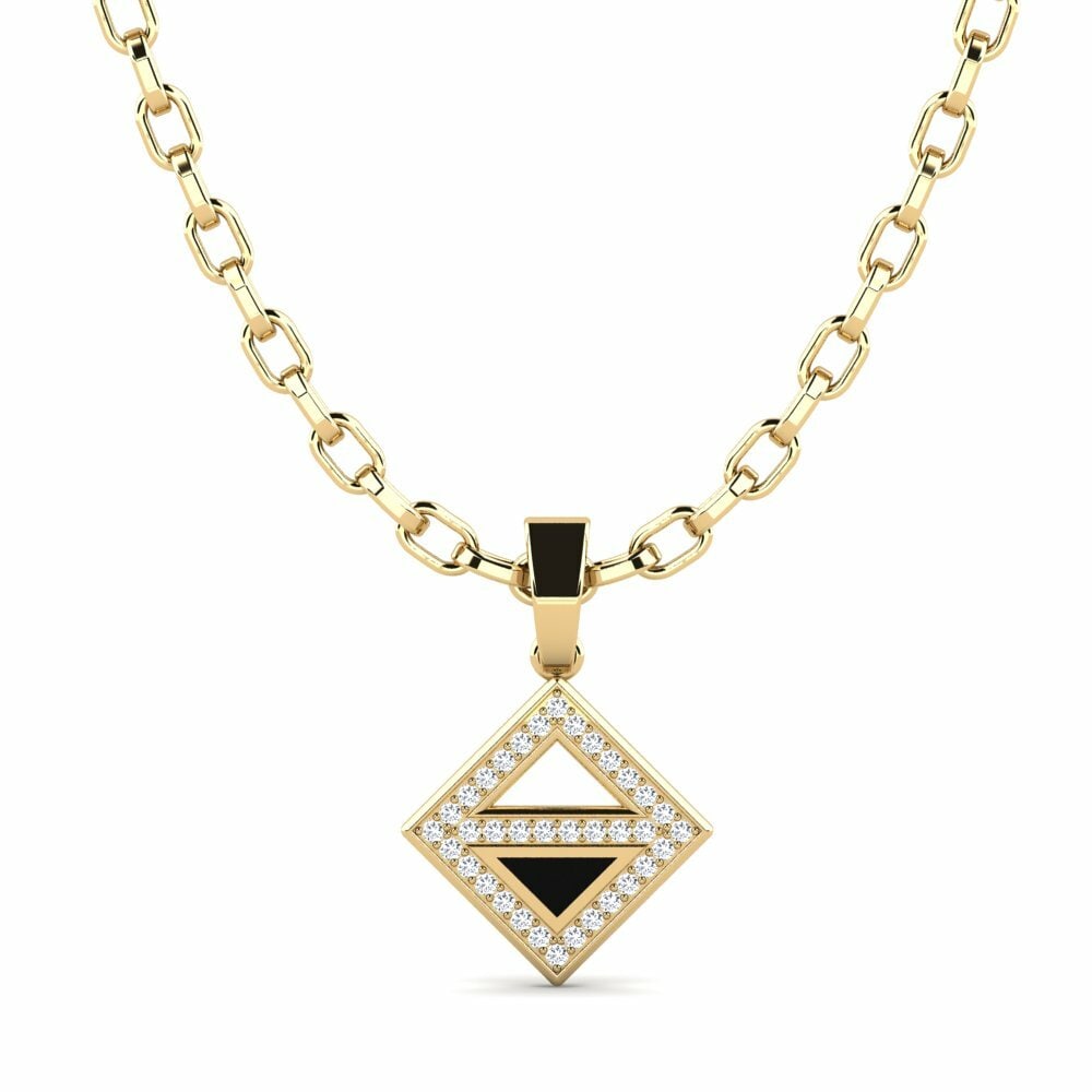 Or Jaune 9k Pendentif pour homme Wirevesi