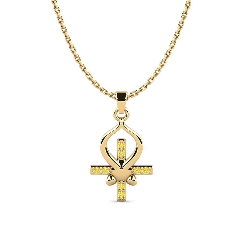 Yellow Sapphire Women's Pendant Wista