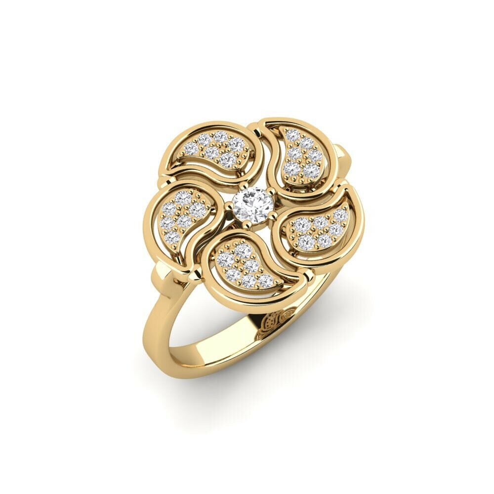 Saphir Blanc Bague Witin
