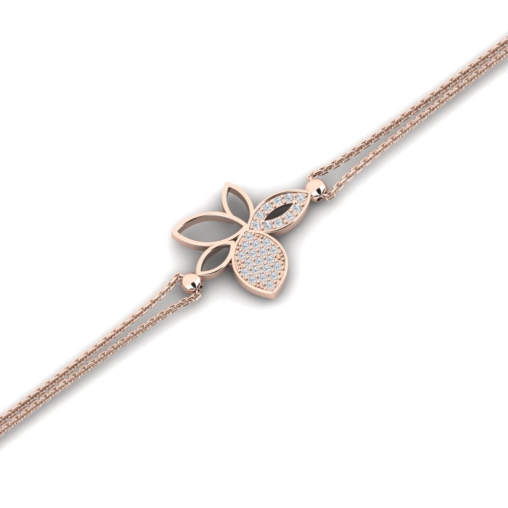 9ct Rose Gold Women's Bracelet Wivi