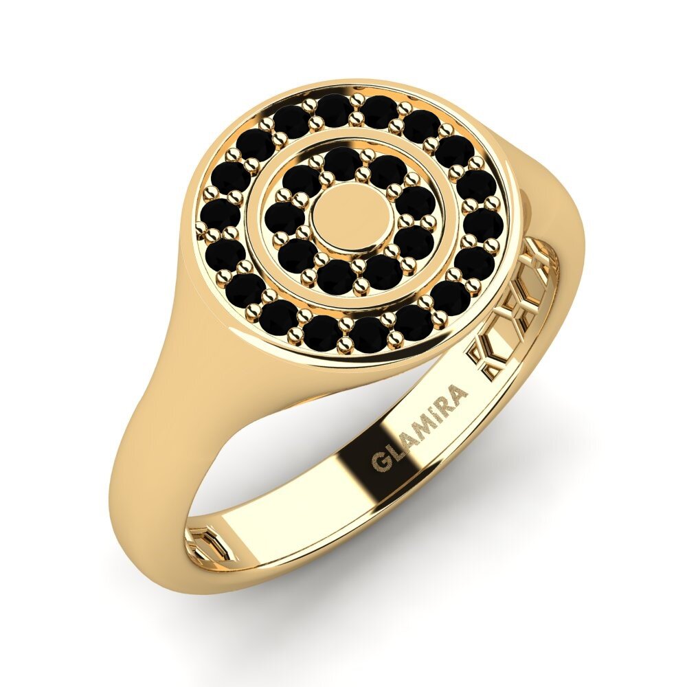 Black Sapphire Pinky Ring Wleten