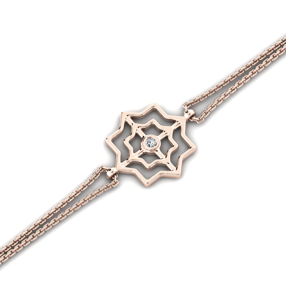 9ct Rose Gold Women's Bracelet Woare