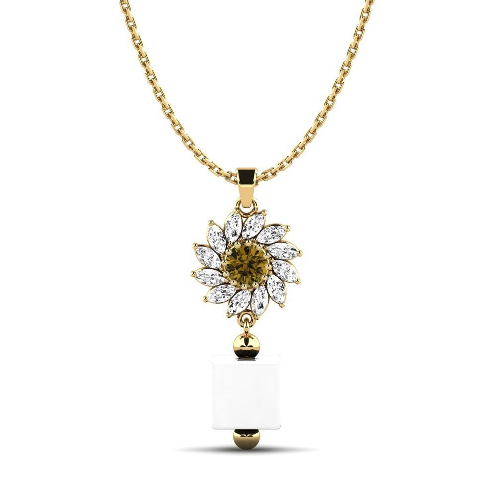 Brown Zircon Women's Pendant Wofford