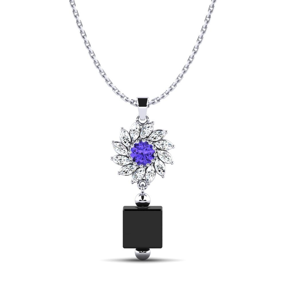 950 Platinum Tanzanite Women's Pendant Wofford