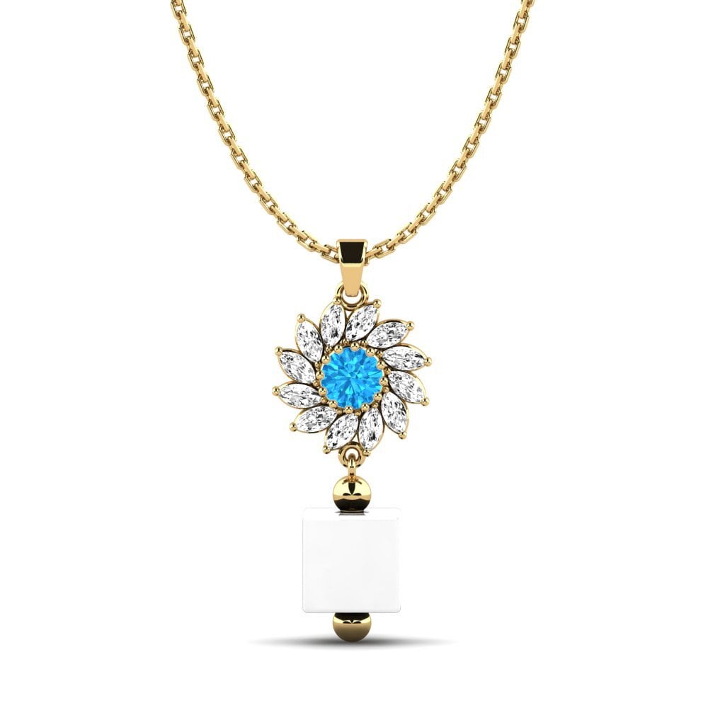 Blue Topaz Women's Pendant Wofford